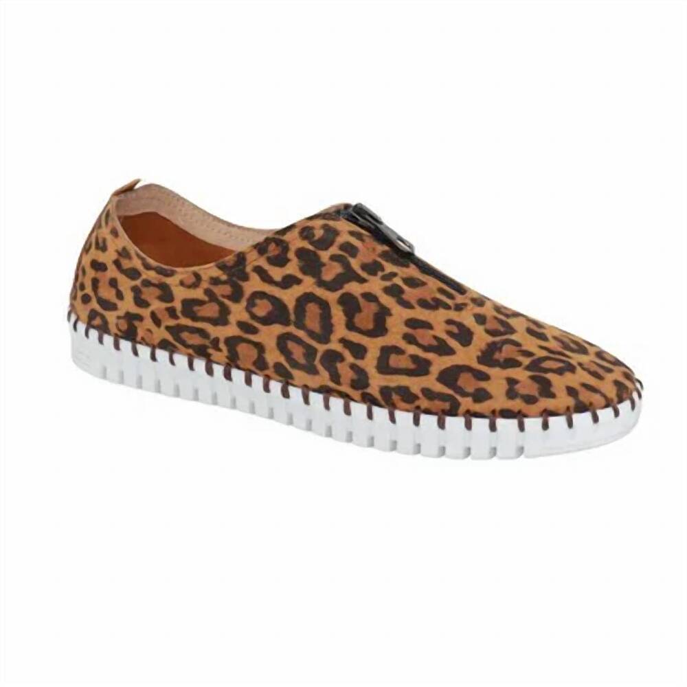 NEW ERIC MICHAEL women's marlo sneaker in leopard
